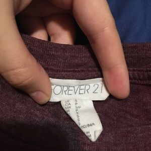 Maroon Forever 21 Tee